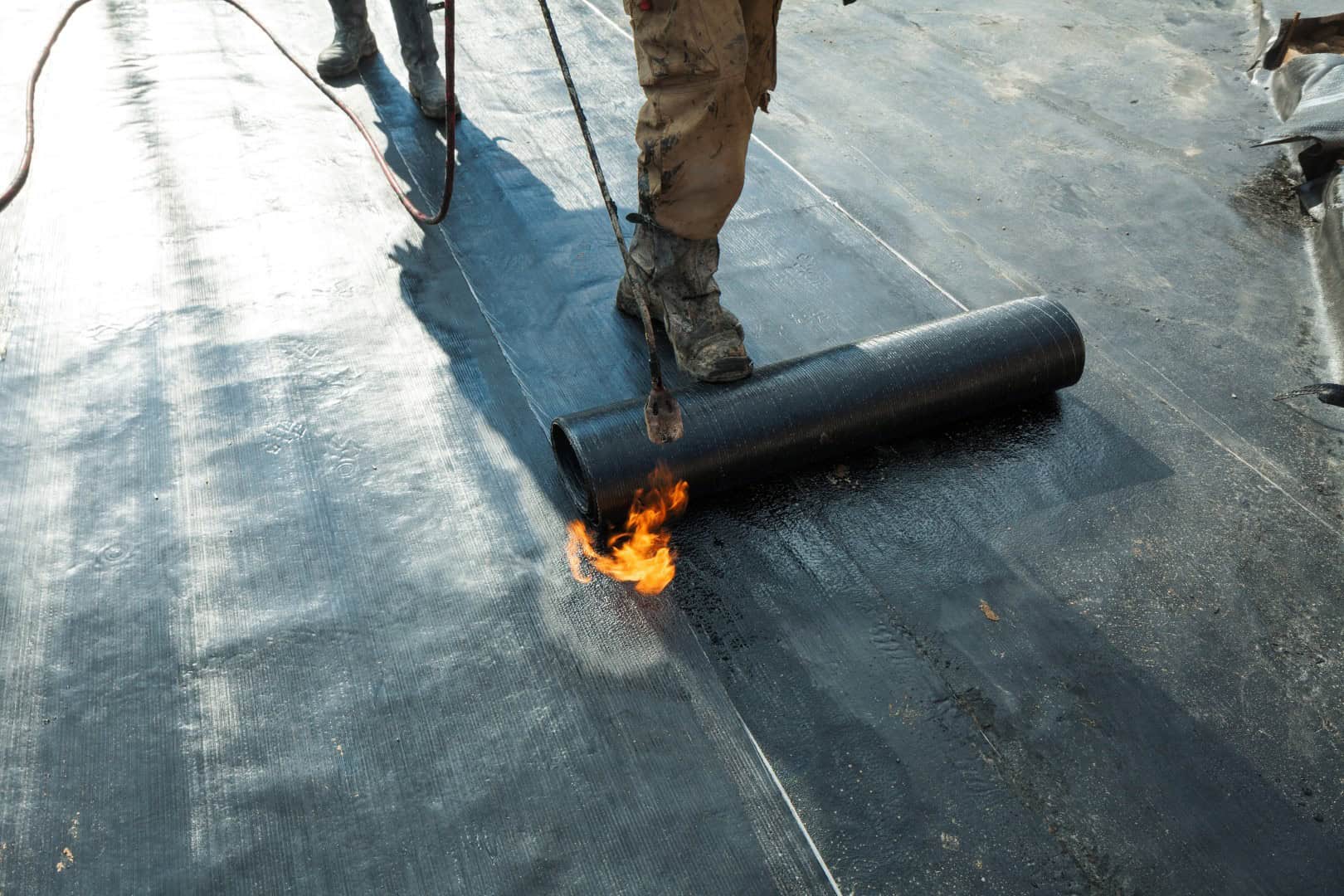 Flat roofing